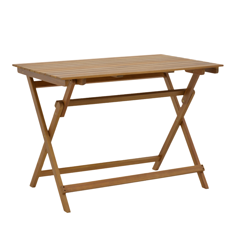 Τραπέζι Jaybo πτυσσόμενο φυσικό ξύλο ακακίας 100x65x72εκ Υλικό: ACACIA 282-000021