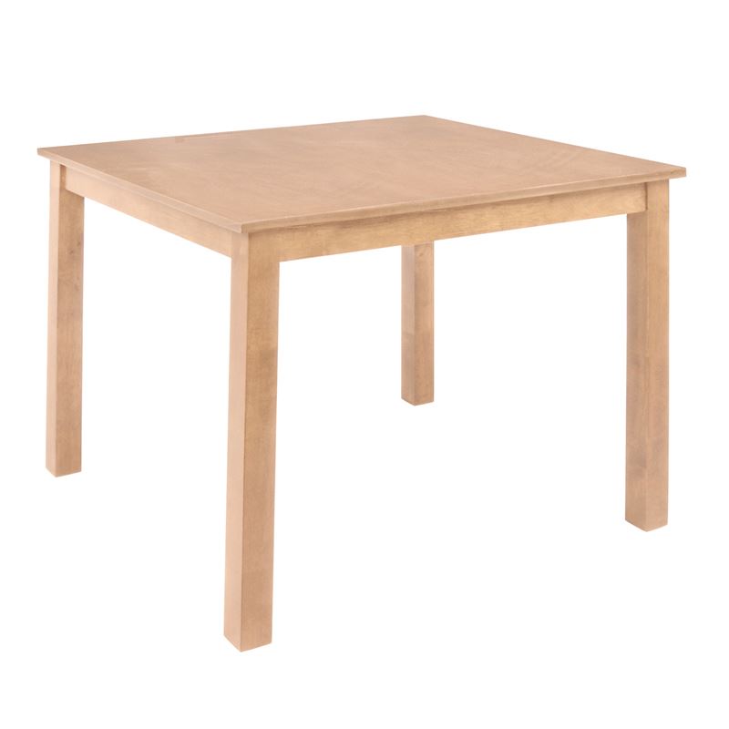 NATURALE Τραπέζι Mdf, Απόχρωση Oak  80x80x74cm [-Φυσικό-] [-Ξύλο-] Ε7672,3